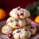 Orange Cranberry Ricotta Cookies