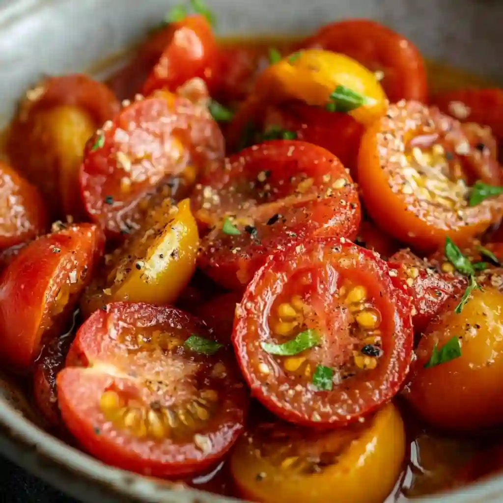 Fresh Roma Tomato recipes with Basil and Parmesan