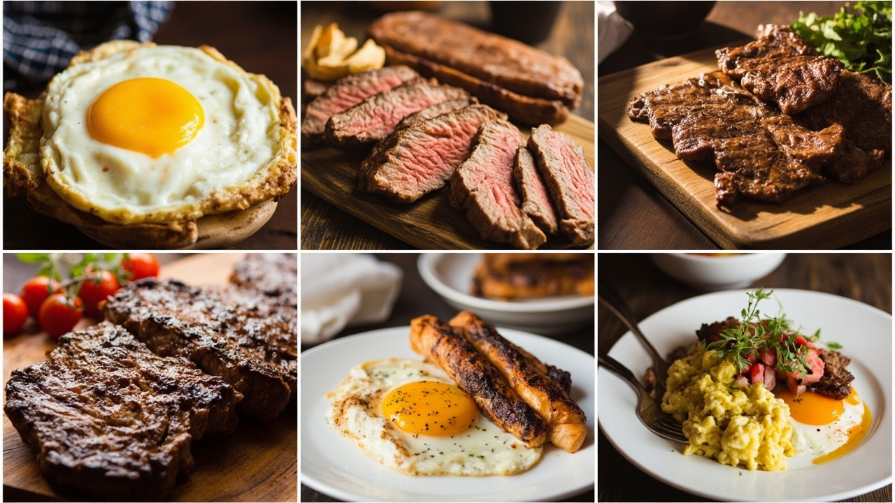 5 Hearty Steak and Eggs Recipe for Power Breakfasts - steak and eggs recipe​