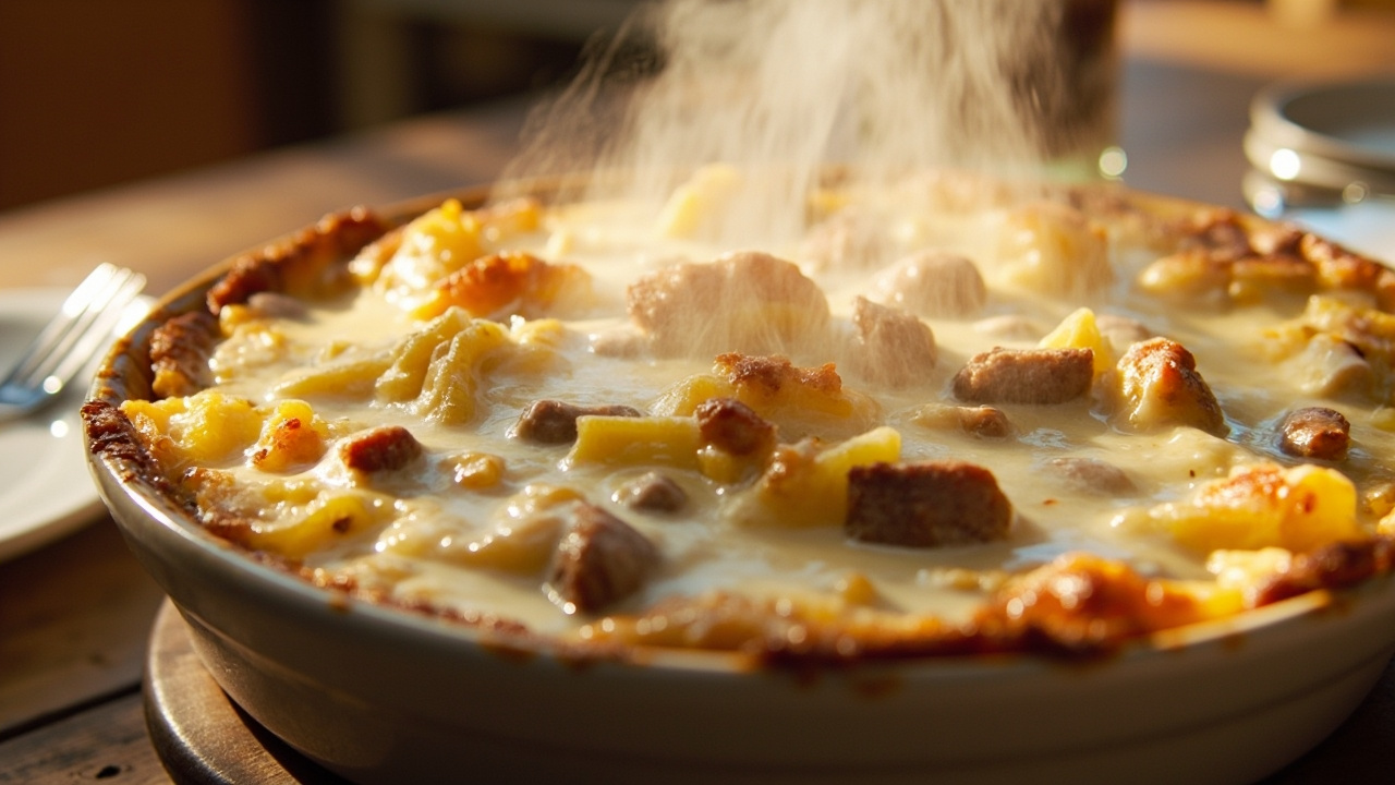 Irresistible Country Gravy Breakfast Casserole Recipe