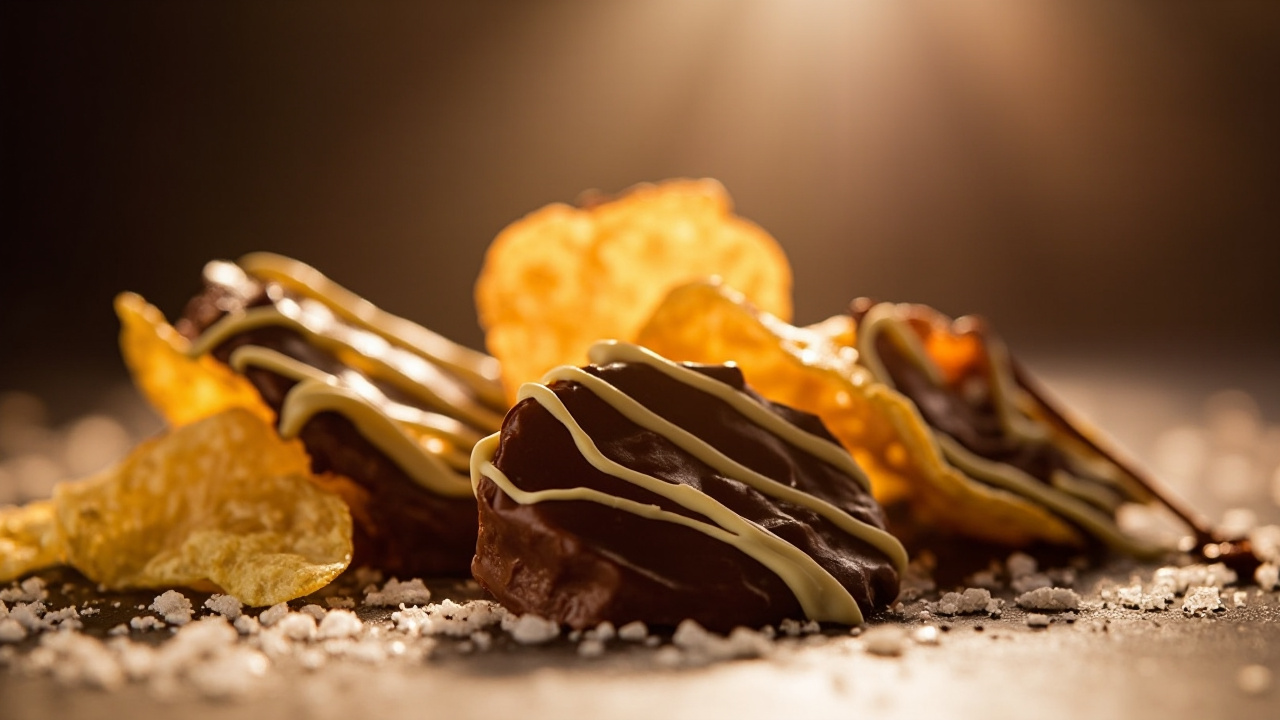 Deliciously Sweet Delight: Chocolate Covered Potato Chips