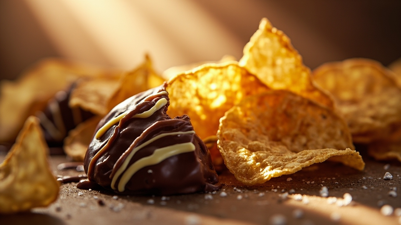 Deliciously Sweet Delight: Chocolate Covered Potato Chips