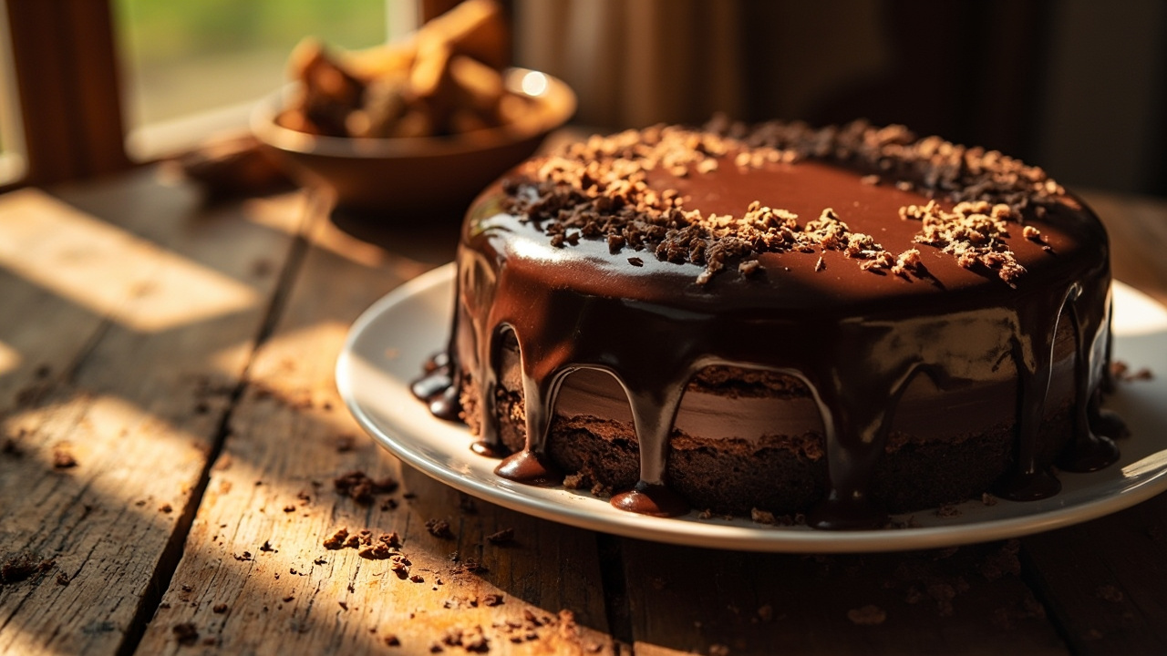 Indulge Your Taste Buds with Delicious Chocolate Ganache Cake
