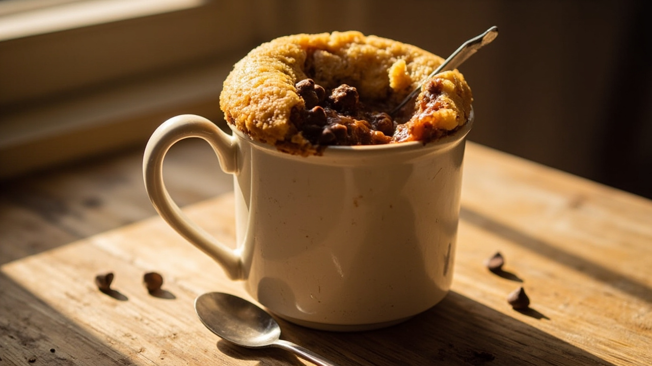 Indulge in the Best Chocolate Chip Mug Cake Recipe Today