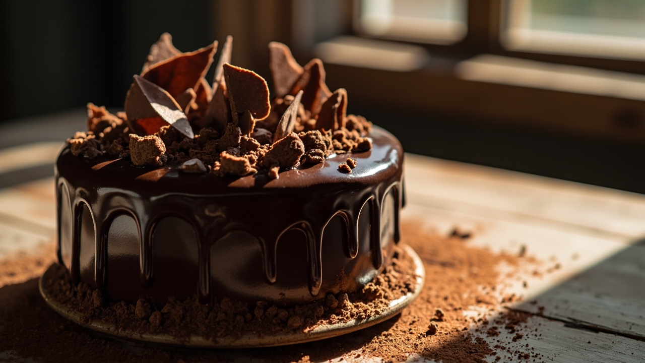 Indulge in Decadence with Chocolate Truffle Cake