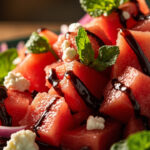 Delicious Watermelon Salad Balsamic for a Refreshing Twist