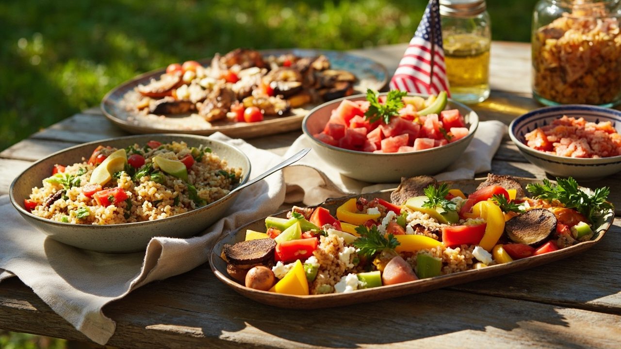 Vegetarian Fourth of July Recipes That Shine Vegetarian Fourth of July Recipes That Shine